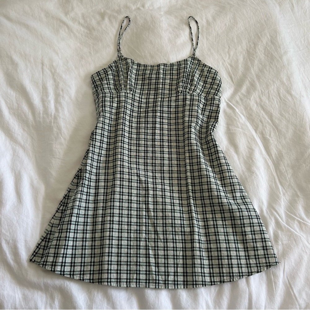 Plaid Motel mini dress